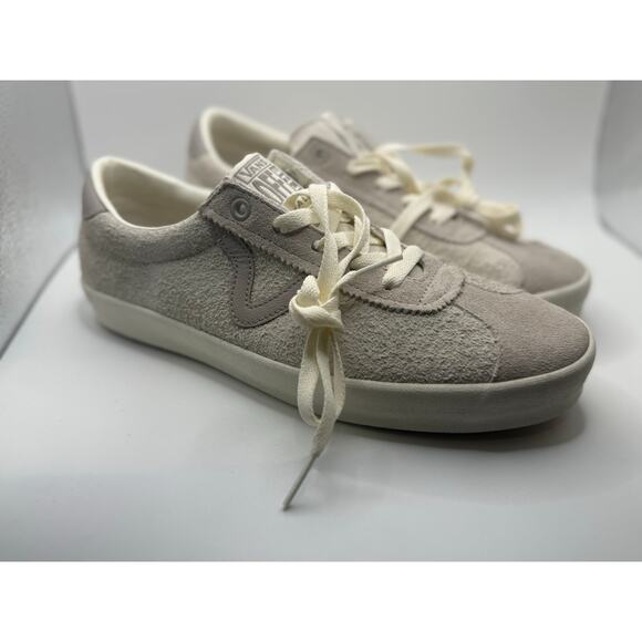 Vans THEORIES Rawhide Suede Low Sneakers Men’s 8 / Women’s 9.5 – Cream & Taupe - Picture 2 of 7